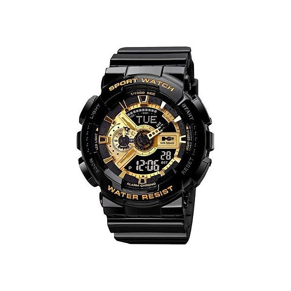 Relógio Hummer Multifuncional de Borracha Preto WH2-224045