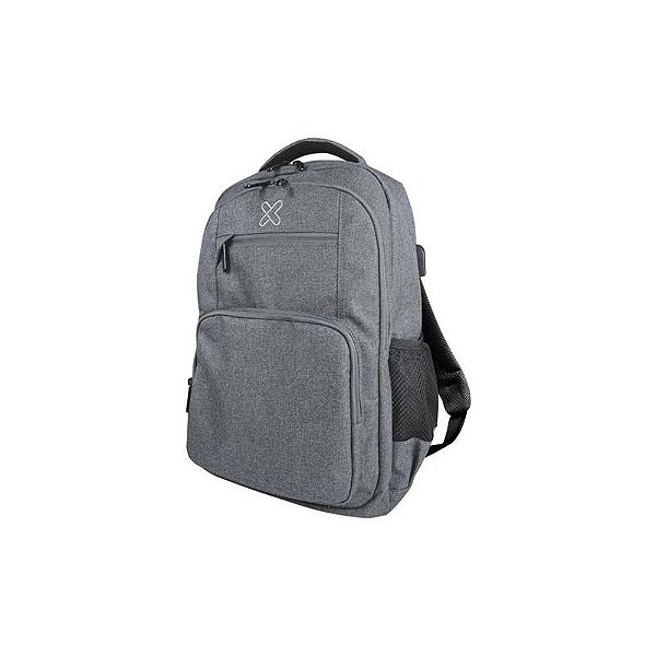 Mochila para Notebook Klip KNB-577GR Stendal 15.6 - Cor Cinza Fashion