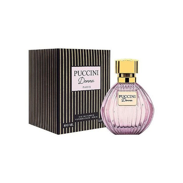 Perfume Puccini Donna Black 100ML - Eau de Parfum Feminino Elegante e Sofisticado