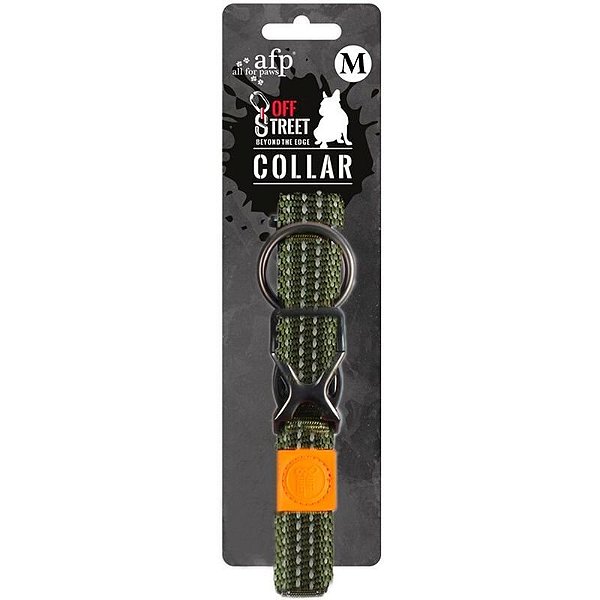 Coleira Acolchoada Street AFP para Cães - Regulável 35-55 cm