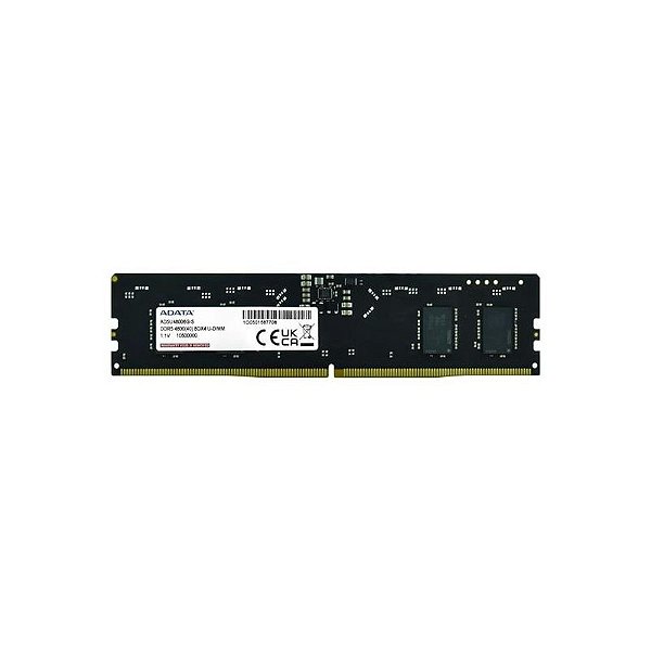 Memória RAM Adata DDR5 8GB 4800MHz - Modelo AD5U48008G-S