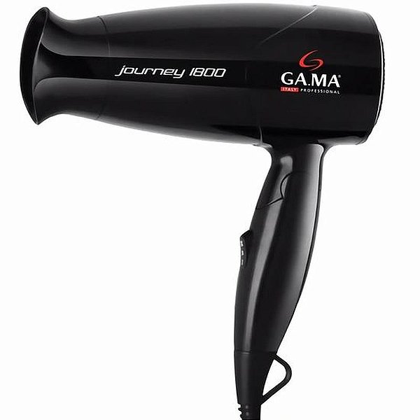 Secador de Cabelo Dobrável Gama Journey 1800W Bivolt Preto