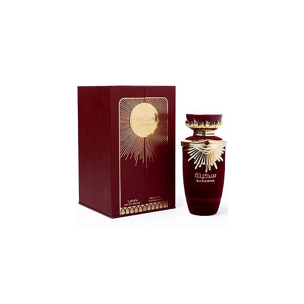 Perfume Feminino Lattafa Sakeena Eau de Parfum 100ML - Elegância e Sofisticação