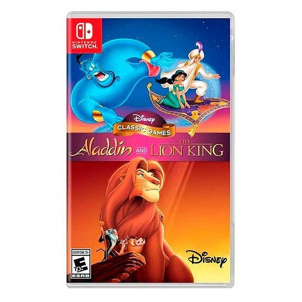 Jogo Clássicos da Disney: Aladdin e O Rei Leão - Nintendo Switch