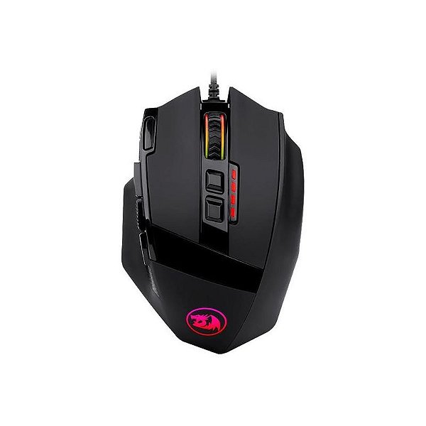 Mouse Gamer Redragon Sniper M801-RGB USB - Cor Preta
