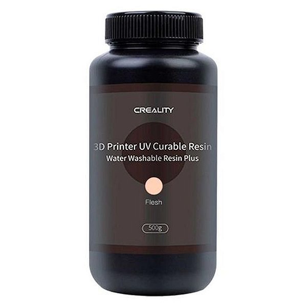 Resina Lavável em Água Skin Plus 500g para Impressora 3D Creality - Plástico Profesional