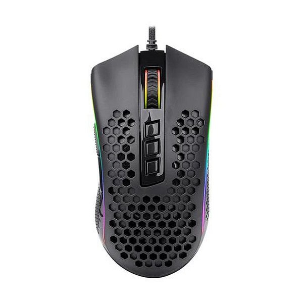 Mouse Gamer Redragon Storm Elite M988-RGB 16000 DPI Ajustável Preto com 8 Botões
