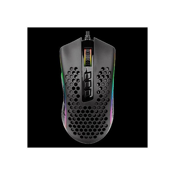Mouse Gamer Redragon Storm Elite M988-RGB com Fio 16000 DPI - Preto e Vermelho