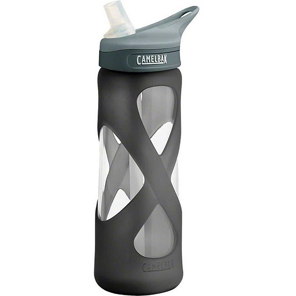 Garrafa De Vidro Camelbak Eddy 700Ml Carvão
