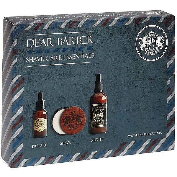 Kit Essenciais para Barbear Dear Barber - Barbearia Deluxe
