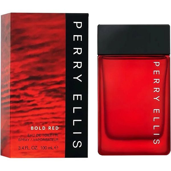 Perry Ellis Bold Red EDT 100mL - Perfume Masculino