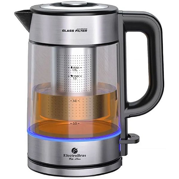 Chaleira Elétrica de 1.7 Litros - 220V, Potência 2.200W