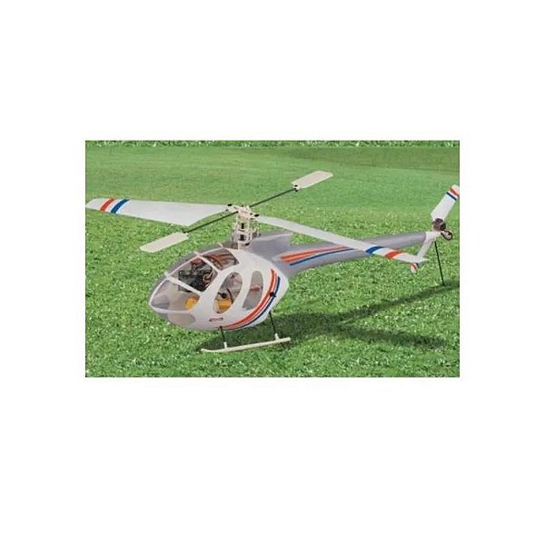 Fuselagem Hughes 500 Branca