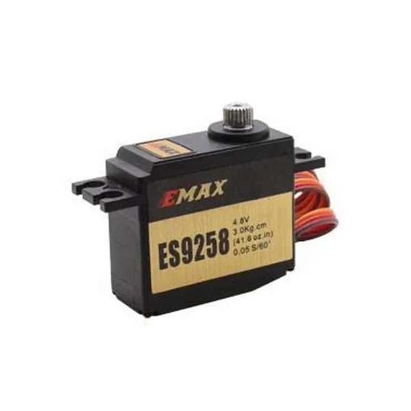 Servo Digital para Modelismo de Alta Velocidade. Modelo Es9258. Torque de 3kg. Tempo de Resposta de 0.05s