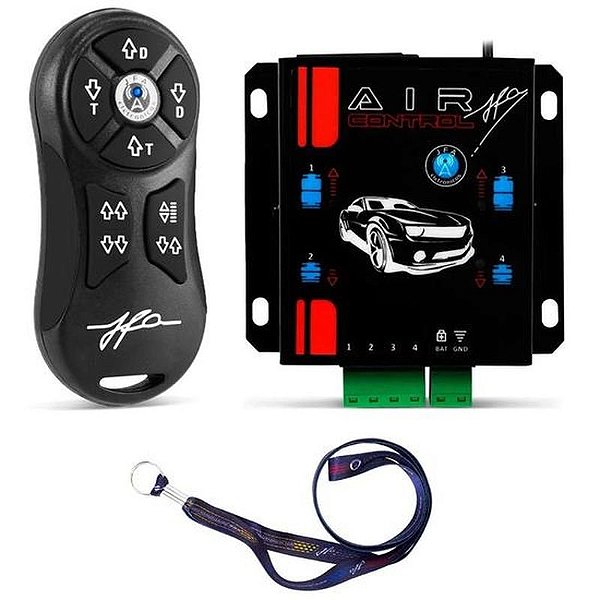 Controle Remoto Jfa Air Para Suspensão A Ar - Alcance 250M - Cor Preto