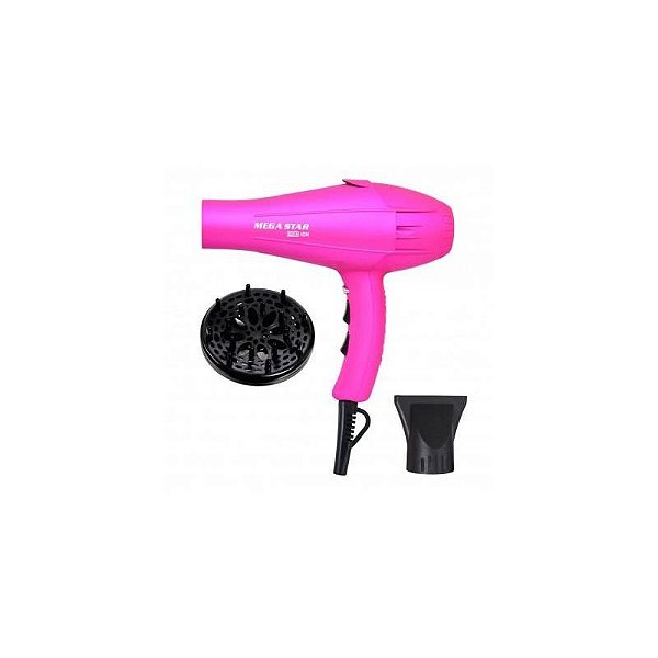 Secador Profissional Mega Star Rosa 220V 8000W SC2720