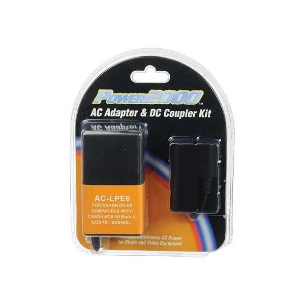 Carregador De Bateria De Câmera Fonte Vidpro Ac-Lp-E6 Para Canon