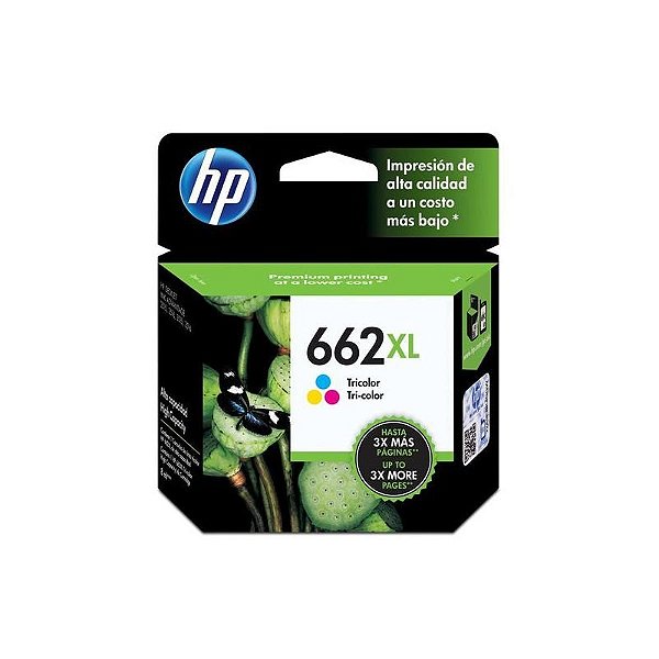 Cartucho Hp 662Xl De Cor 8Ml - Cz106Al