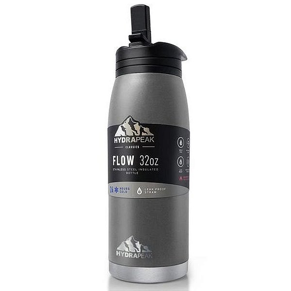 Garrafa De Água Hydrapeak Hp-Flow-32 Grafite 946Ml
