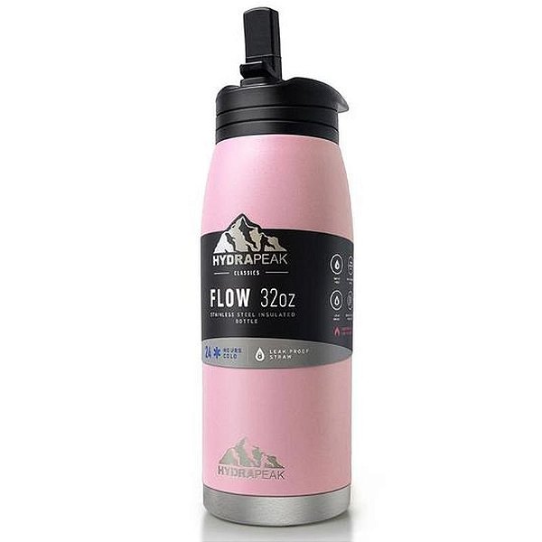 Garrafa De Água Hydrapeak Hp-Flow-32 Rosa 946Ml - Cor-De-Rosa