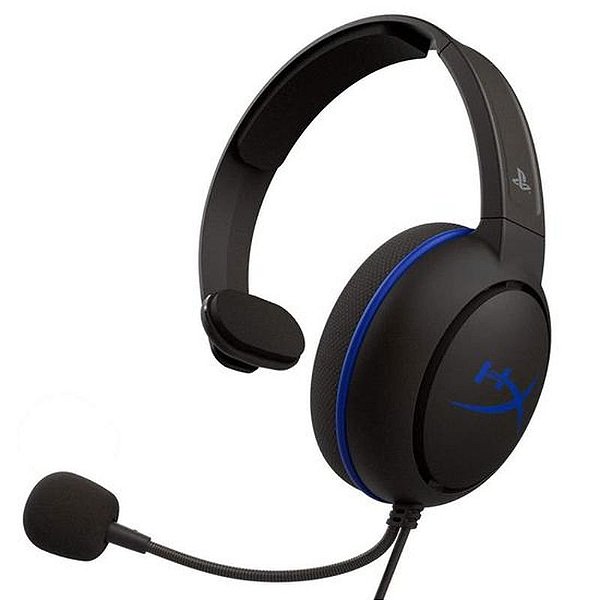 Fone Ps4 Cloud Azul Hyperx Hx Hscchs Bk Am Chat Preta