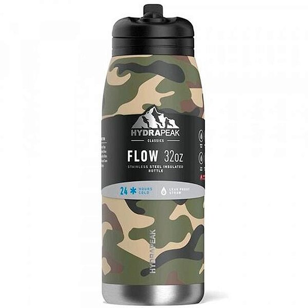 Garrafa De Água Camuflada Hydrapeak Hp-Flow-32 946Ml