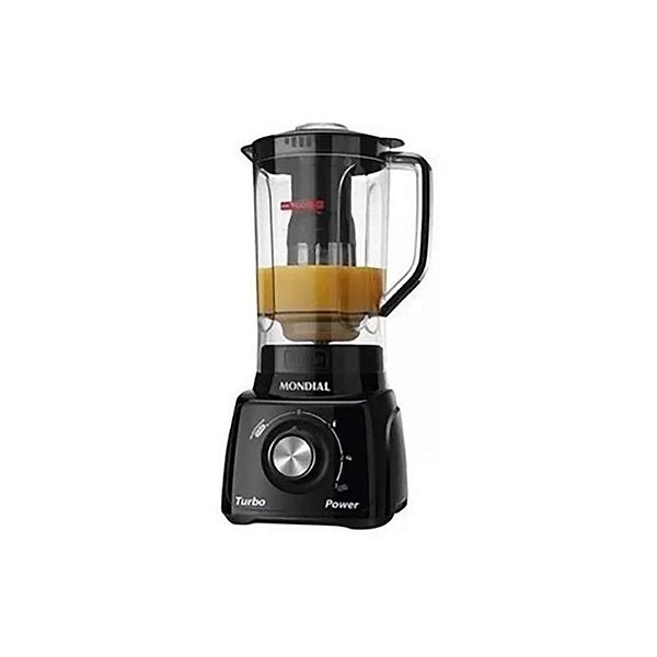 Liquidificador Mondial L 99 Fb - 3 Velocidades. Design Preto 220V