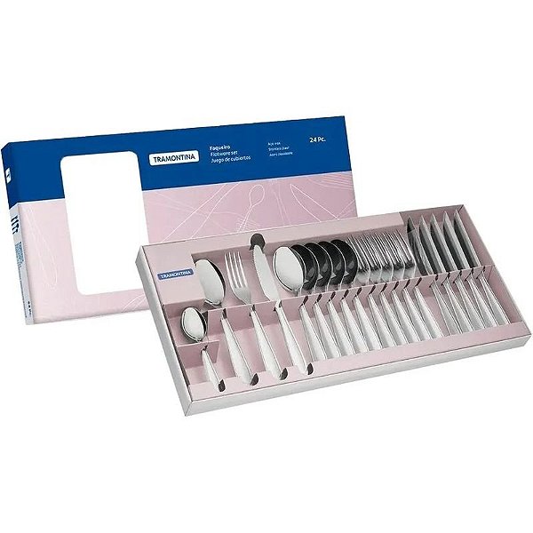 Conjunto de Talheres Tramontina - 24 Peças - Elegância e Qualidade para Sua Mesa