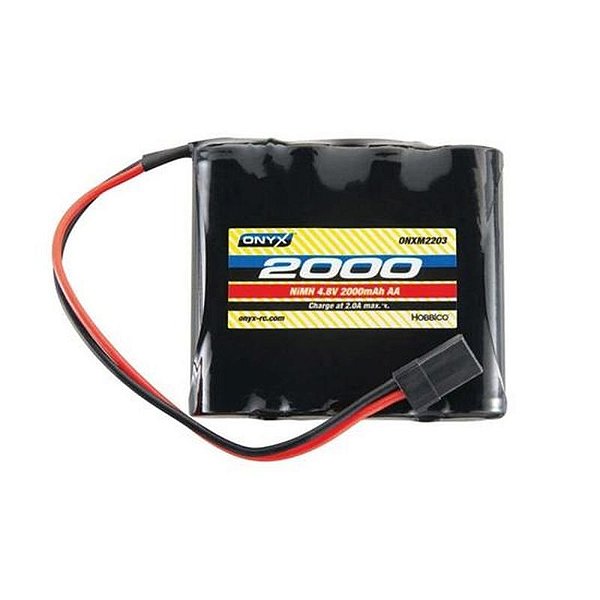 Bateria Recarregável Onyx 4.8V 2000mAh NiMH AA para Receptor ONXM2210