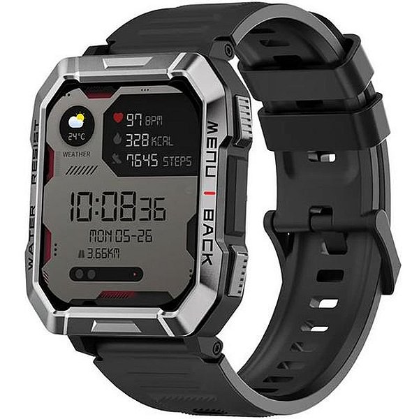Relógio Blackview W60 com Bluetooth - Preto + Pulseira