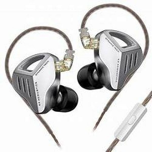 Fone de Ouvido KZ ZVX com Som Profundo e Conforto Ergonômico