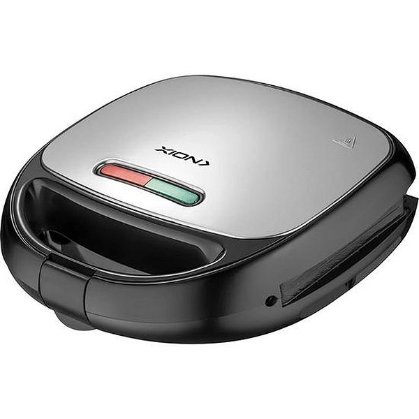 Sanduicheira Elétrica 3 Em 1 Xion Xi-Sw31 750W - Preto E Inox 220V