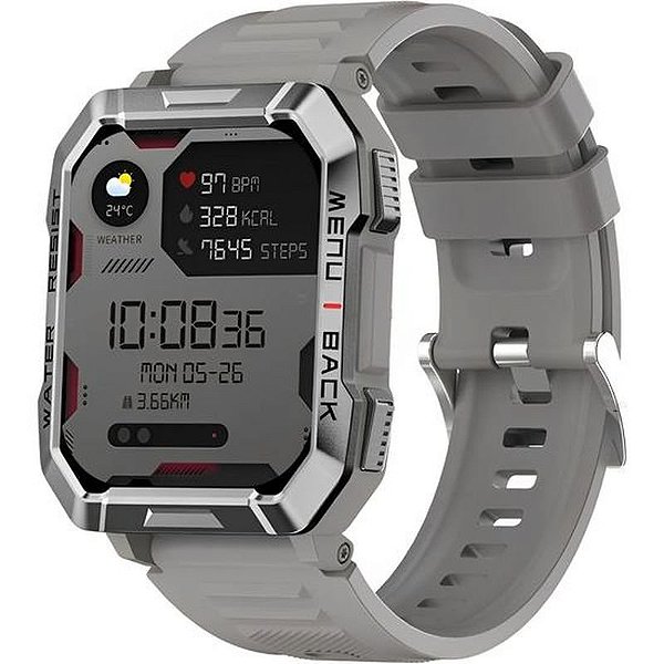 Relógio Smartwatch Blackview W60 - Preto E Caqui, Tecnologia De Pontas E Estilo Moderno