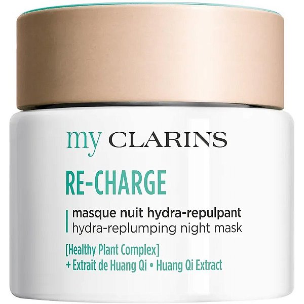 Máscara Noturna Hidratante Clareadora Clarins - 50mL