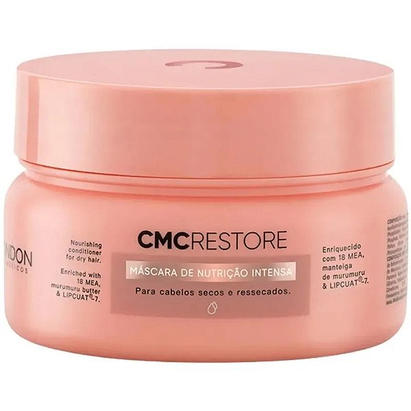 Máscara Hidratante Restauradora CMC London - 200g para Cabelos Danificados
