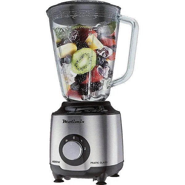 Liquidificador Molimix Glass 600W - Sucos e Vitaminas com Design Sofisticado