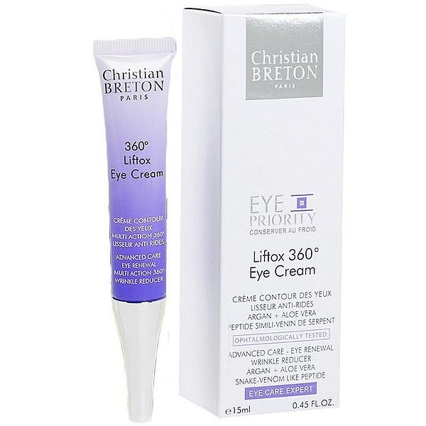 Creme Para Olhos Antienvelhecimento Liftox 360° - Christian Breton 15mL
