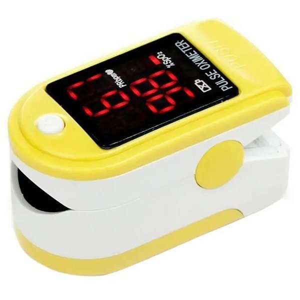 Oxímetro de Dedo More Fitness MF-415 - Disponível na Cor Amarela