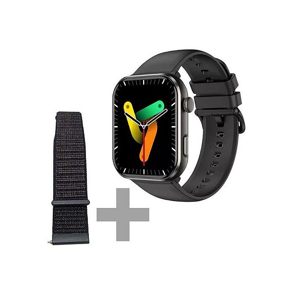 Relógio Blackview R60 com Bluetooth - Preto + Pulseira