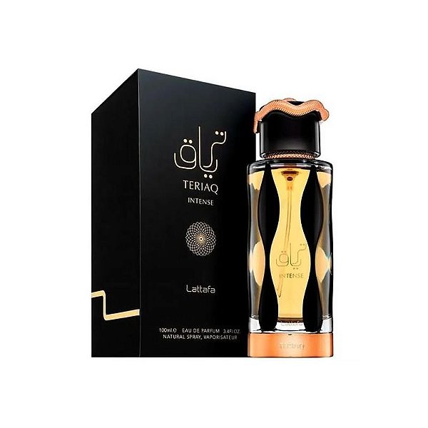 Perfume Feminino Lattafa Teriaq Intense Eau de Parfum 100ml - Fragrância Elegante e Marcante