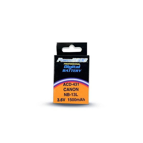 Bateria Recarregável POWER2000 ACD-431 para Câmeras NB-13L