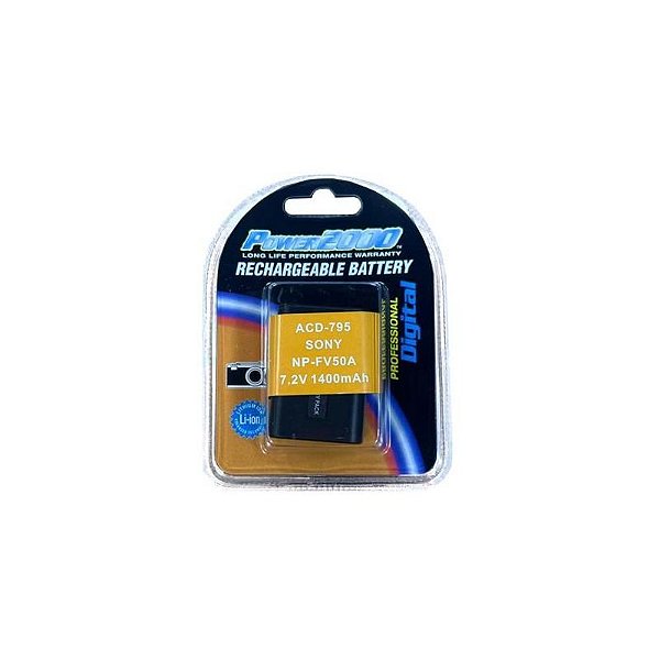 Bateria de Câmera POWER2000 ACD-795 NP-FV50 - Alta Performance e Durabilidade
