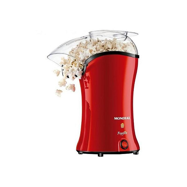 Popcorn Maker Elétrico Mondial Popflix PP-03 - 1200W - 220V - Vermelho