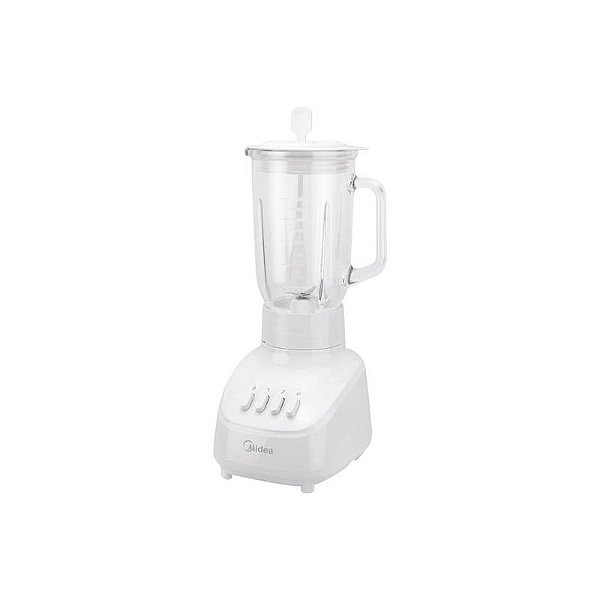 Liquidificador Midea 2 em 1 MJBL6008BW-W 600W, 1L, Branco, 2 Velocidades, 220V