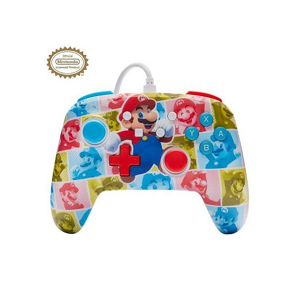 Controle Powera Nintendo Switch - Edição Especial Super Mario