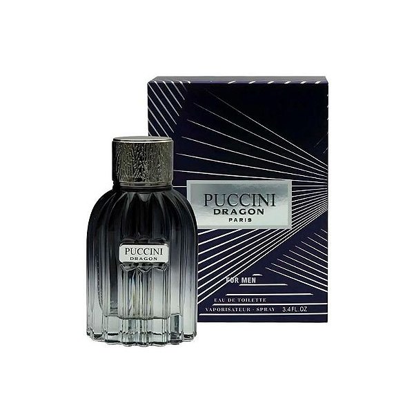 Perfume Masculino Puccini Dragon Eau de Toilette 100ml - Fragrância Envolvente e Marcante