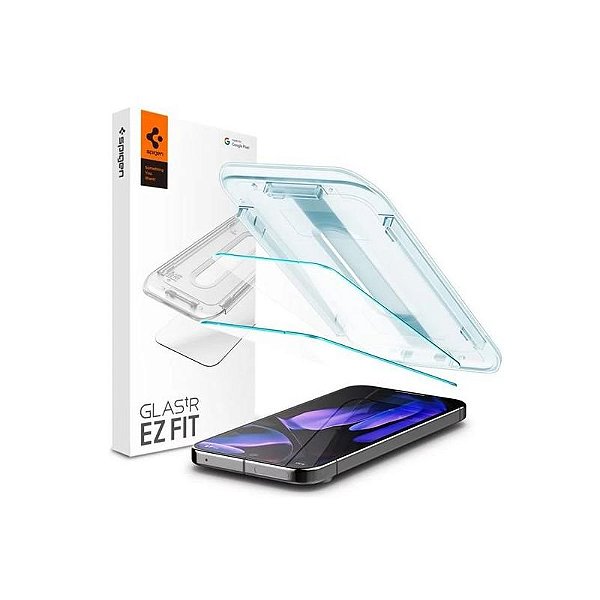 Película de Vidro Spigen para Pixel 9 Pro XL - Transparente (Modelo AGL08445)