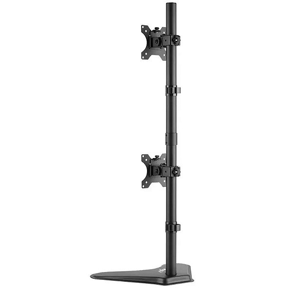 Suporte de Mesa Articulado ELG T80N2V para 2 Monitores de 15 a 32 - Ajuste Vertical