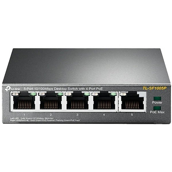 Hub Switch TP-Link 5 Portas TL-SF1005P 10/100