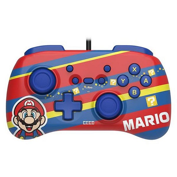 Controle Hori HoriPad Mini para Nintendo Switch - Vermelho - Edição Super Mario